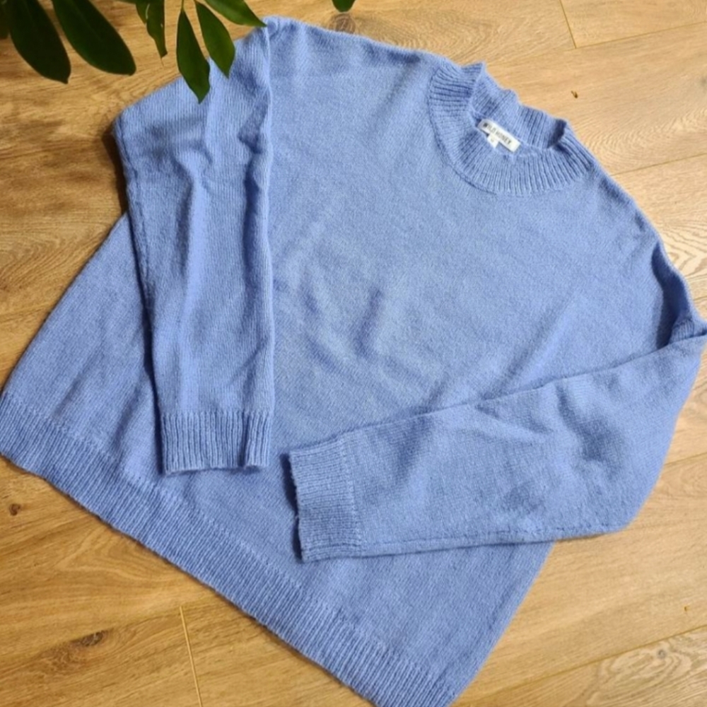 Cute Bright Blue Sweater Knit